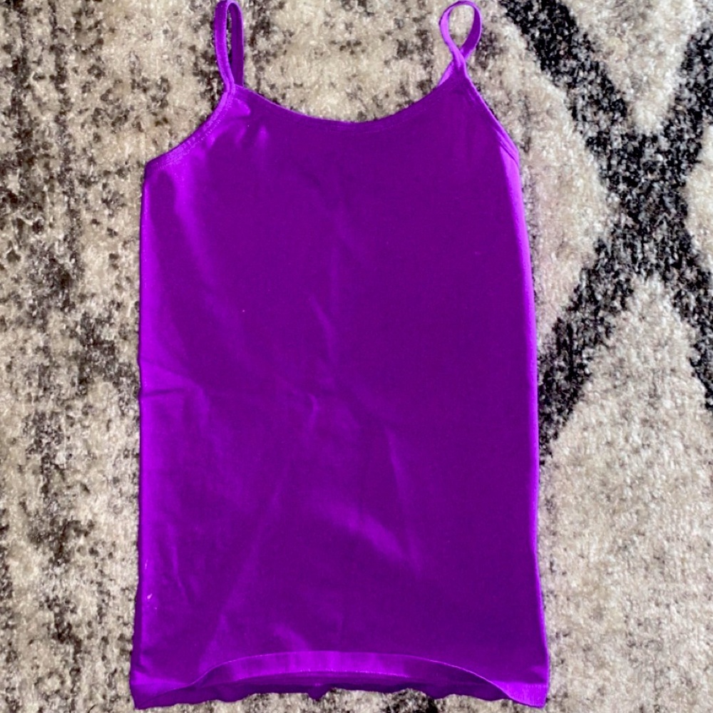 Neon purple tank top